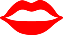 Smiling Mouth Lips Sticker