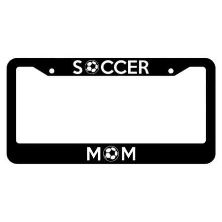 Soccer Mom License Plate Frame