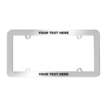 Stainless Steel Custom License Plate Frame