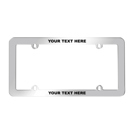 Stainless Steel Custom License Plate Frame