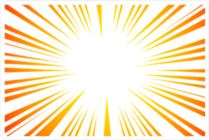 Sun Ray Explosion Sticker