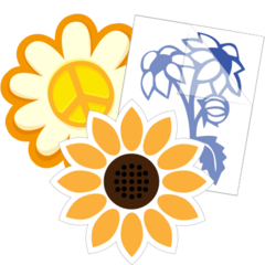 Sunflower Stickers