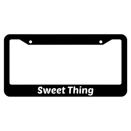 Sweet Thing License Plate Frame