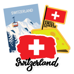 Switzerland Stickers