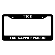 Tau Kappa Epsilon License Plate Frame