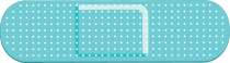 Teal Band Aid Bandage Sticker