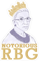 The Notorious RBG Sticker