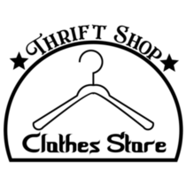 Thrift Shop CLothes Store Logo Sticker