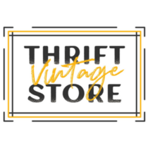 Thrift Vintage Store Clothing Sign Sticker