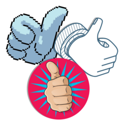 Thumbs Up Stickers