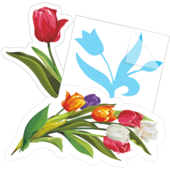 Tulip Flower Stickers