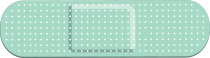 Turquoise Band Aid Bandage Sticker