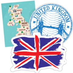 United Kingdom Stickers and Decals