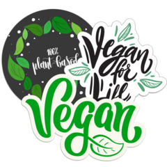 Vegetarian and Vegan Stickers