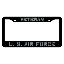 Veteran United States Air Force License Plate Frame