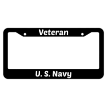 Veteran United States Navy License Plate Frame