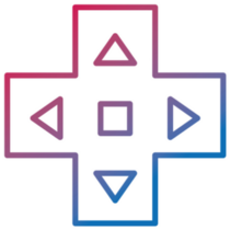 Video Game Cross Icon